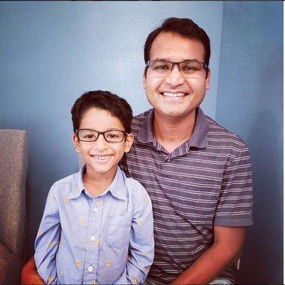 Dad and Son glasses!