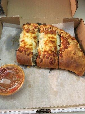 Steak & Cheese calzone