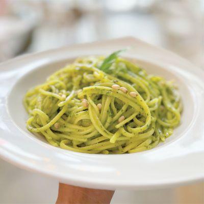 Vegan Pesto Linguine