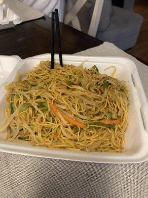 Vegetable chow mein