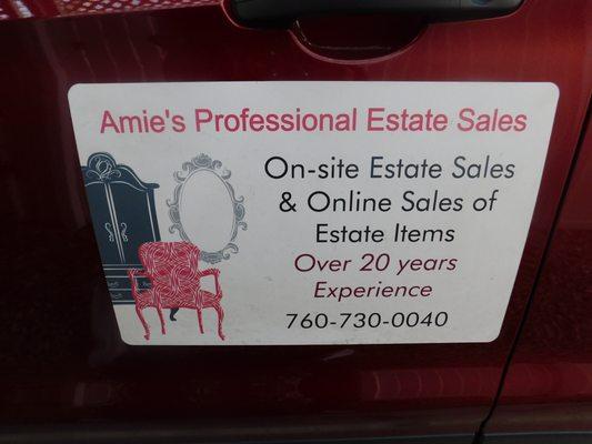 Online and onsite estate sales
 Over 20 years experience