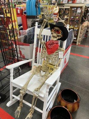 Getting ready for Halloween at Tractor Supply!