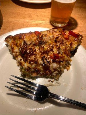 Thai pie pizza