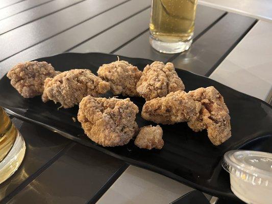 Chicken karaage - definitely needed the ranch dip because they're on the drier side.