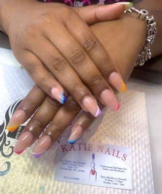 Nails done by our new technicians!