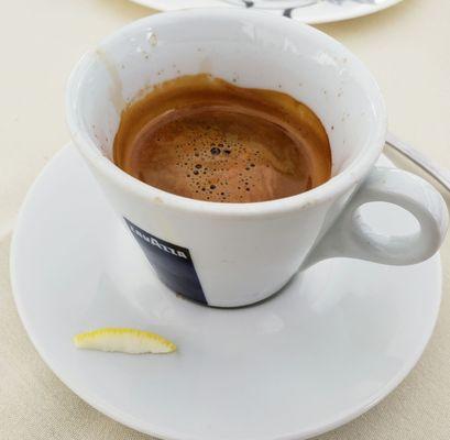 Double Espresso at Café Figaro