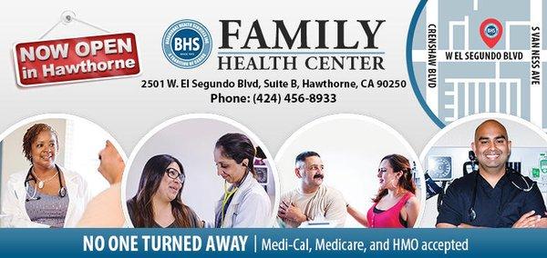 BHS Hawthorne location is now open for services!