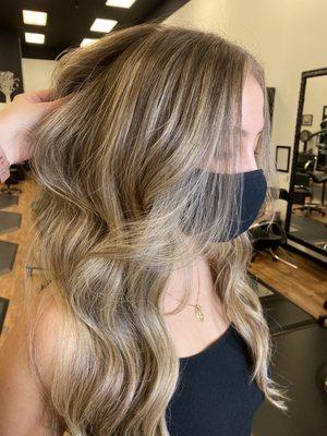 Blonde balayage second time around when I got more blonde  by Rose at La Mode