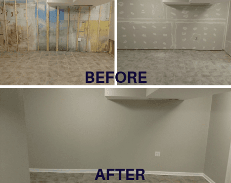 We can manage your entire project from the bare studs. Drywall installation/taping to high quality painting is somethig we excel at.