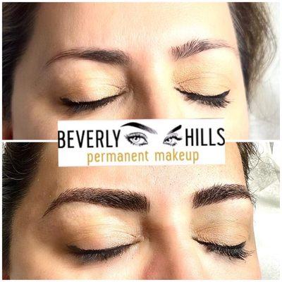 Microblading before and after