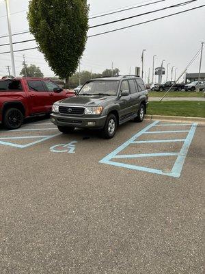 They also parked my car in a handicapped parking spot. Good example of what to expect from these guys