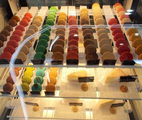 Macaron selection.