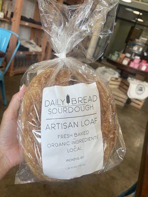 Fresh local sourdough- all organic ingredients