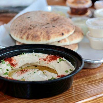 Hummus and pita