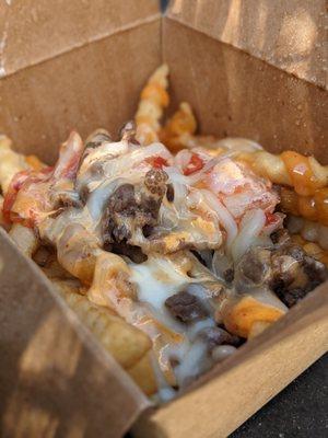 Kimchi cheese fries