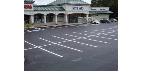 Newly Paved Parking Lot