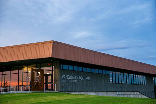 Cementitious and single skin panels on Broken Arrow School