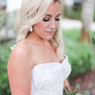 Bridal hair and makeup is one of our specialties.