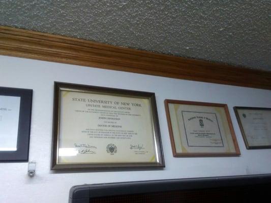 NYU diploma