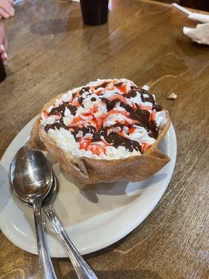 Mexican Fried Ice Cream.... So dang good!