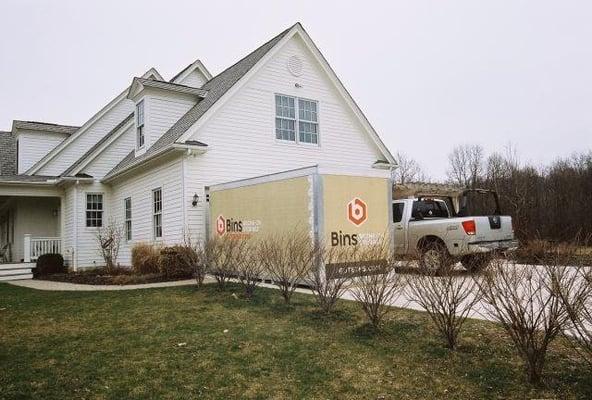 Bins Container on-site