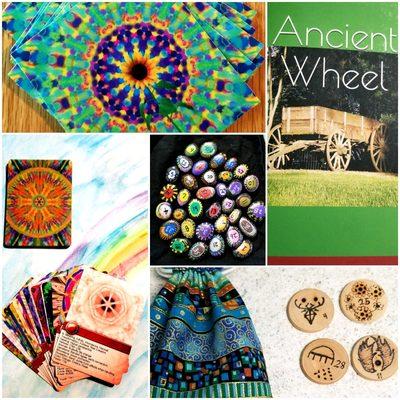 Ancient Wheel Cards, Book, etc.