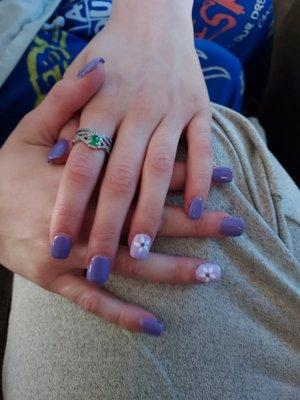 My youngest daughter nails