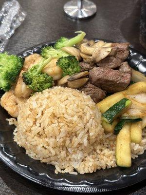 Hibachi Steak & Chicken Combo