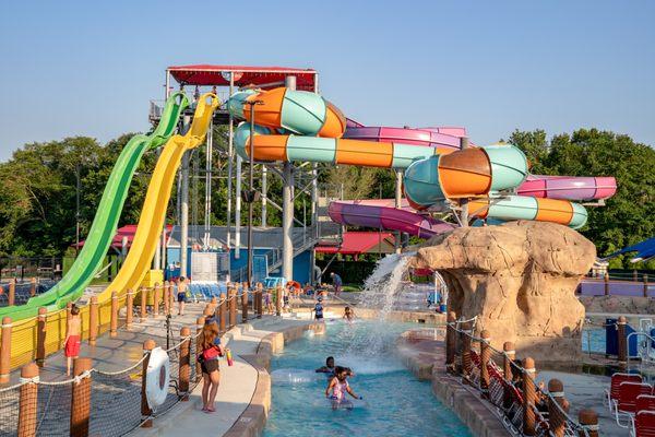 The Splashplex Water Slides + Lazy River