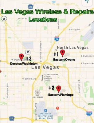 #3 locations in LV