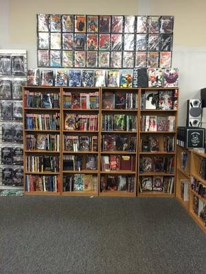 Lots of Comic books too