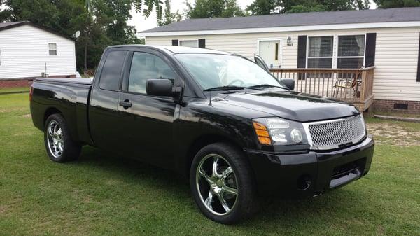 My truck after I installed my rims and gave it a thorough washing...