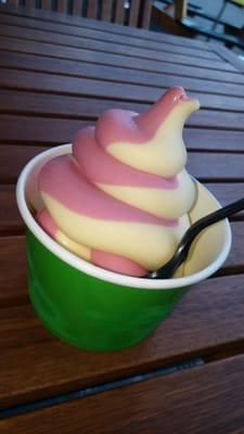 Raspberry pineapple dole whip twist!