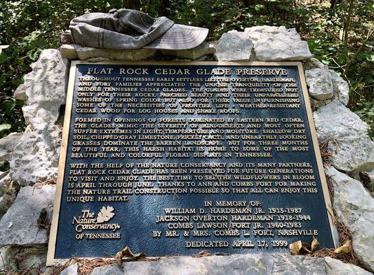 Flat Rock Cedar Glades and Barrens State Natural Area