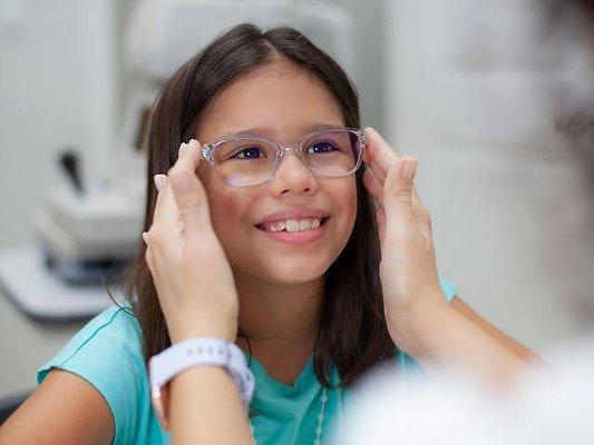 Glasses fitting for all ages -and contacts too! :)