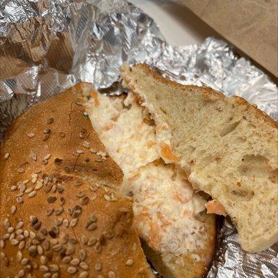 Lobster bagel