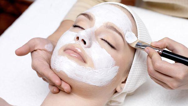 relaxing facial