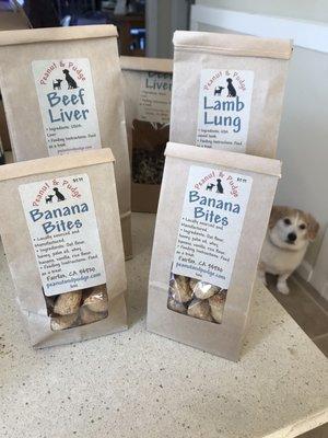 Peanut & Pudge treats for my Lulu (and Silvie)