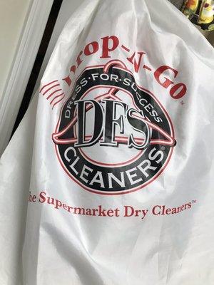 Try the dry cleaners drop off service.