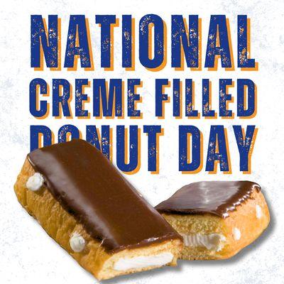 This Thursday is National Cream Filled Donut Day! #LaMarsDonuts 
Place your orders now!