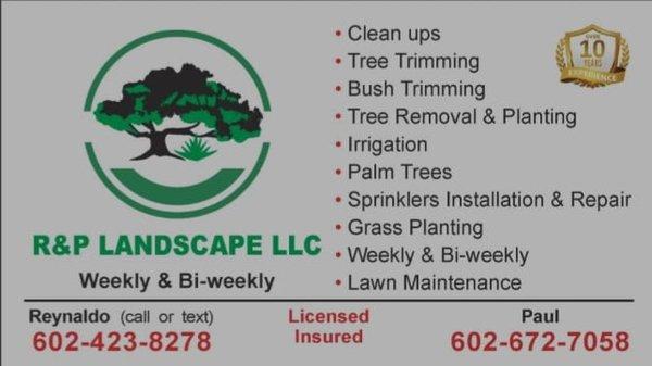 We offer free estimates!