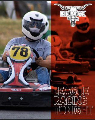 Thursday night League Racing