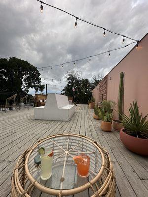 Rooftop patio