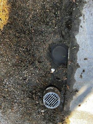 Clogged drain line.