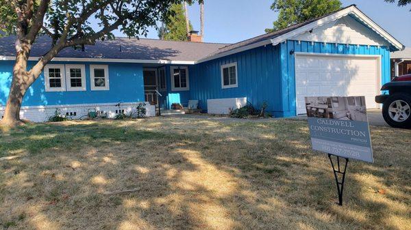 New roof, gutters and paint