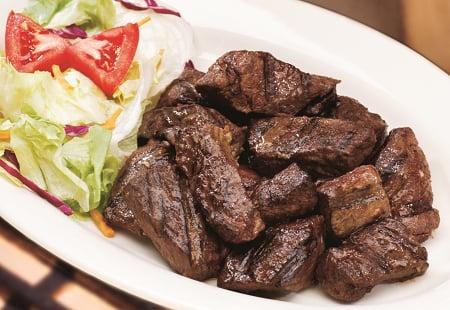 Steak tips, a customer favorite