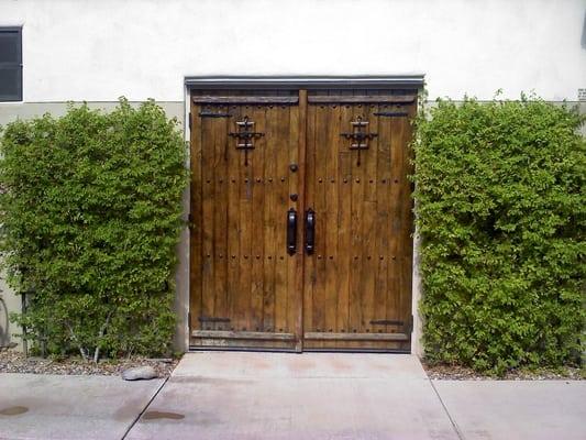 Beautiful wooden doors!