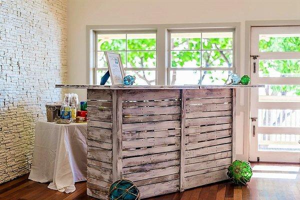 Indoor Bar set up for smaller events. Bring the Tiki vibe anywhere!