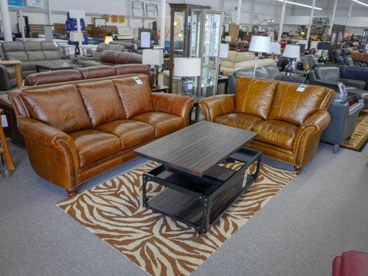 Leather Italia Sofa & Loveseat