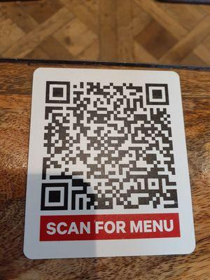 Scan for Menu